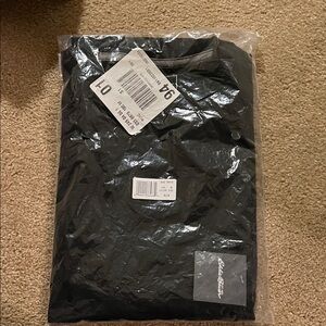 Eddie Bauer Classic Black long sleeve top brand new never opened